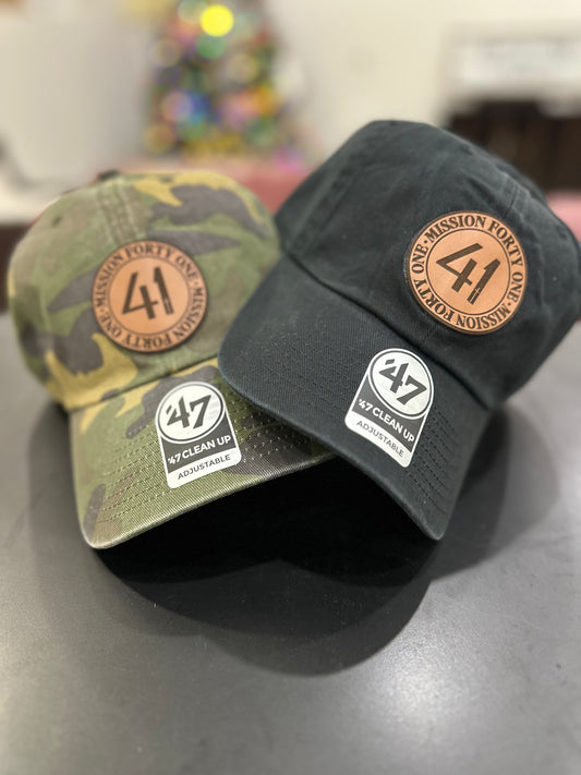 Leather Patch Hat