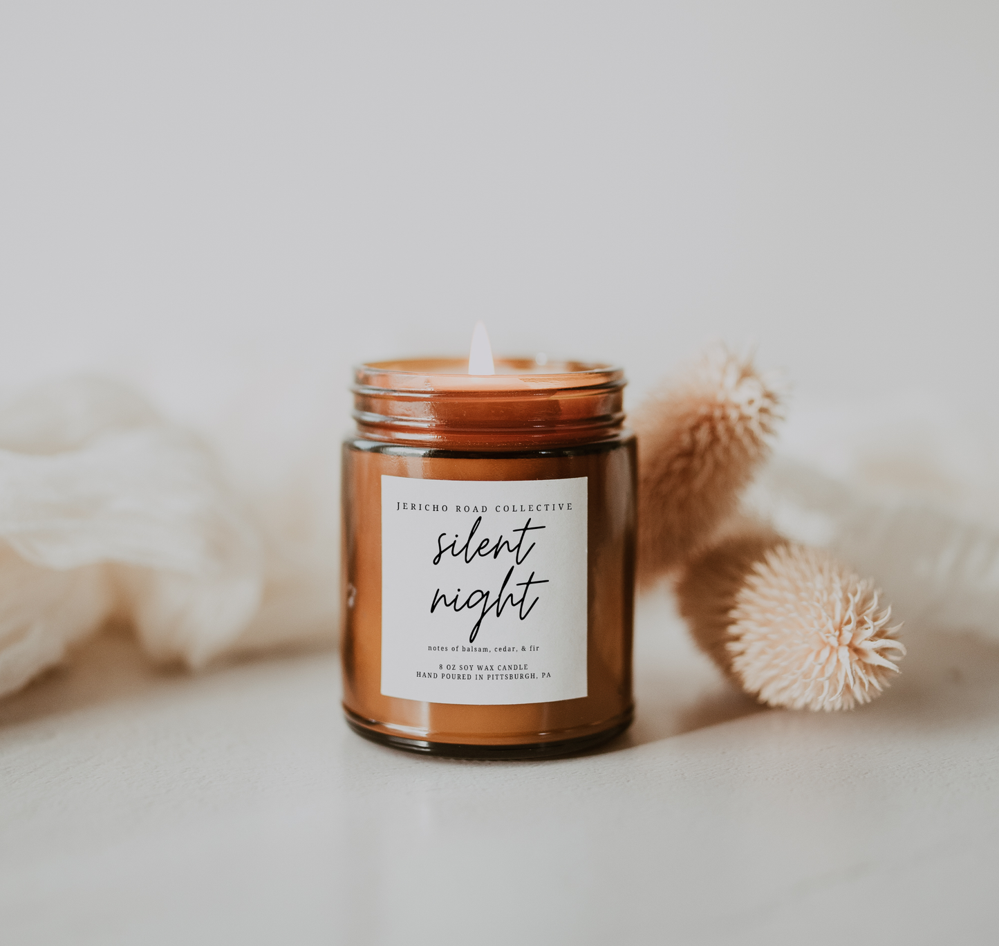 Silent Night Soy Wax Candle